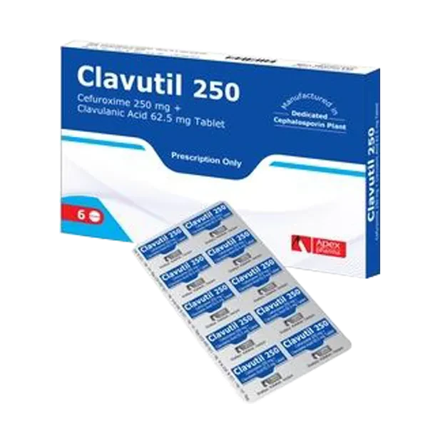Clavutil 250 mg + 62.5 mg (14 Pcs)