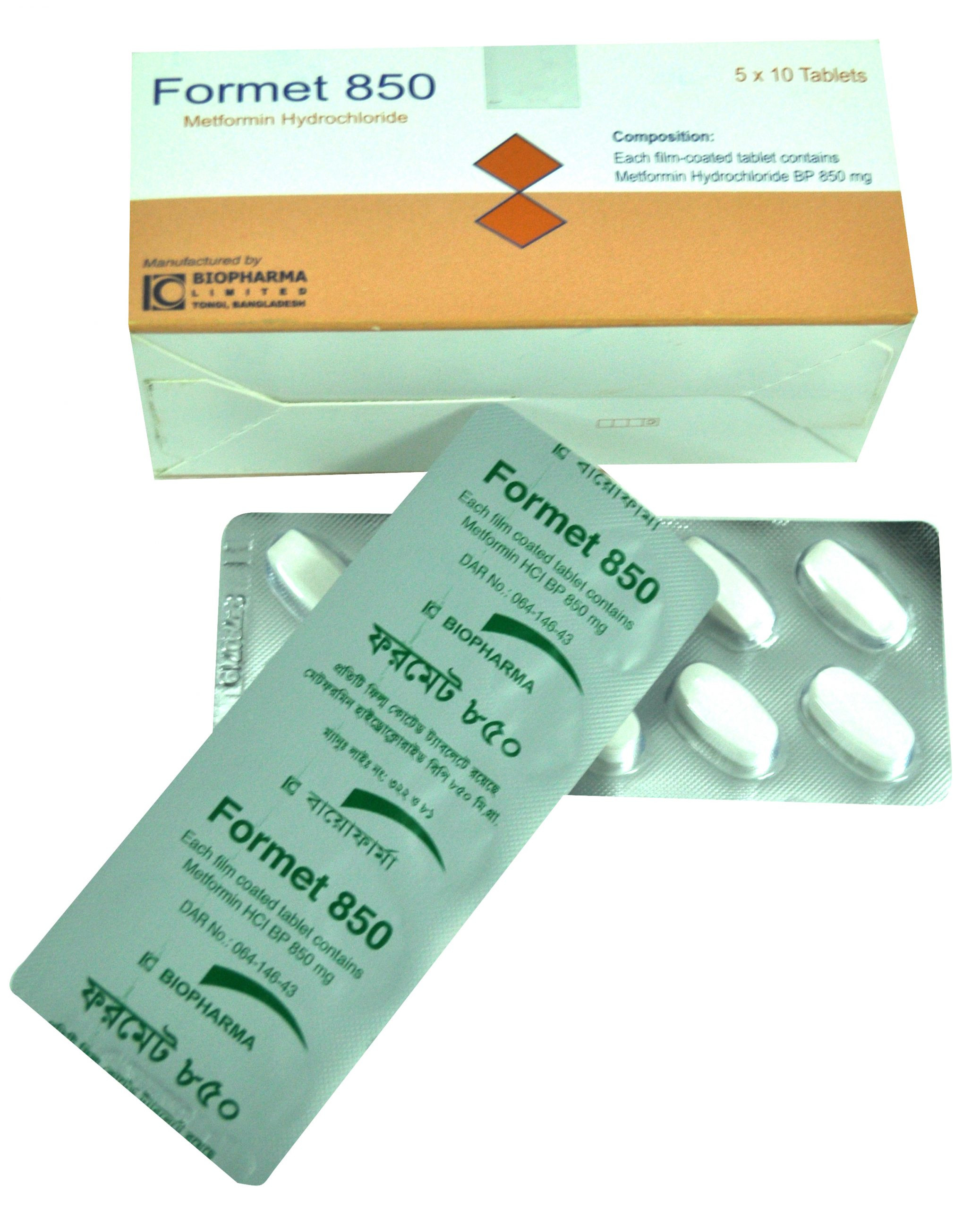 Formet 850 mg (60 Tab)