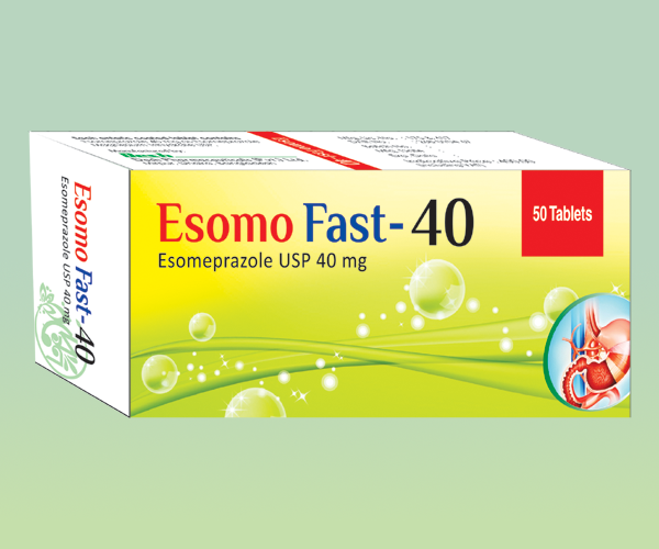 Esomo Fast - 40 mg (50 Pcs)