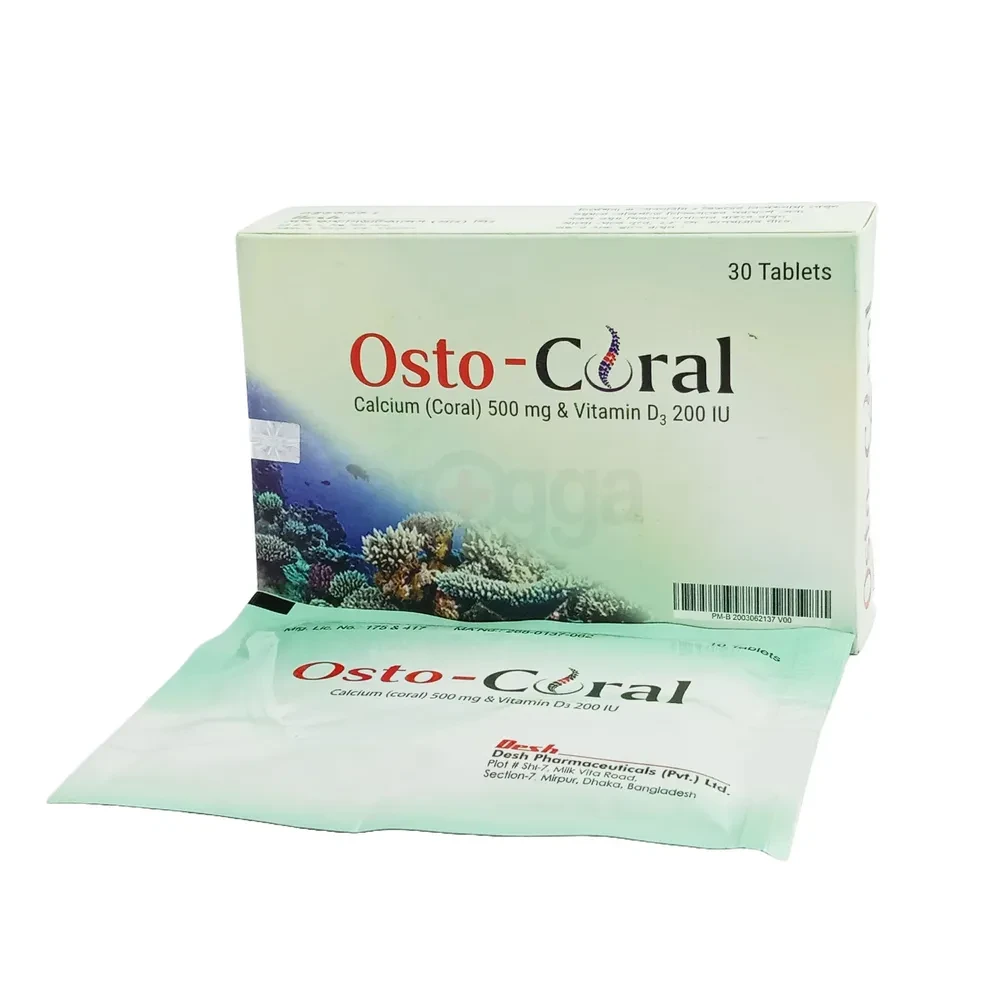 Osto Coral - 500 mg + 200 IU (30 Pcs)