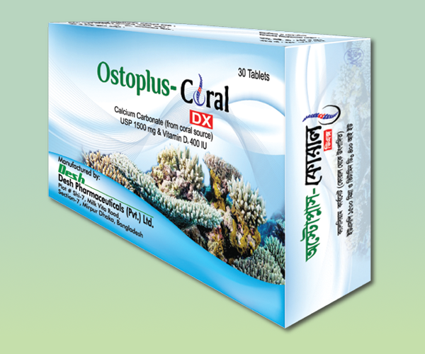 Ostoplus coral DX - 600 mg + 400 IU (30 Pcs)