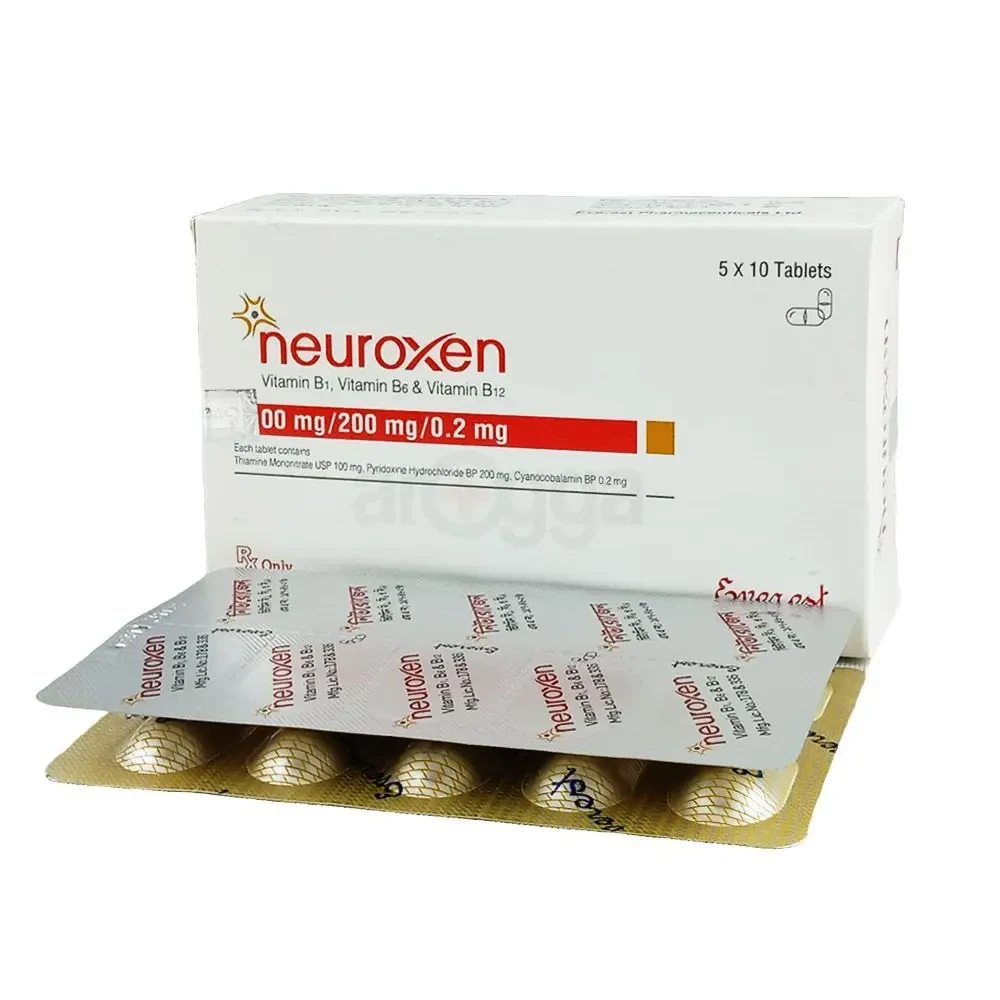 Neoroxen - 100 + 200 mg + 200 mcg (70 Pcs)