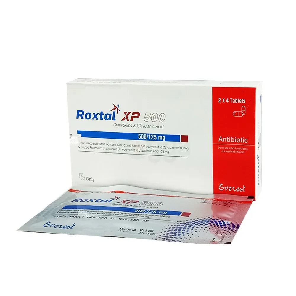 Roxtal XP - 500 + 125 mg (8 Pcs)
