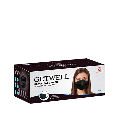 Face Mask - Black (50 Pcs)