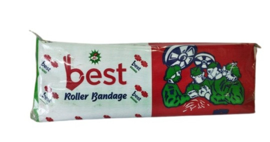 Roller Bandage (One Dozen) 4 Inch (12 Pcs)