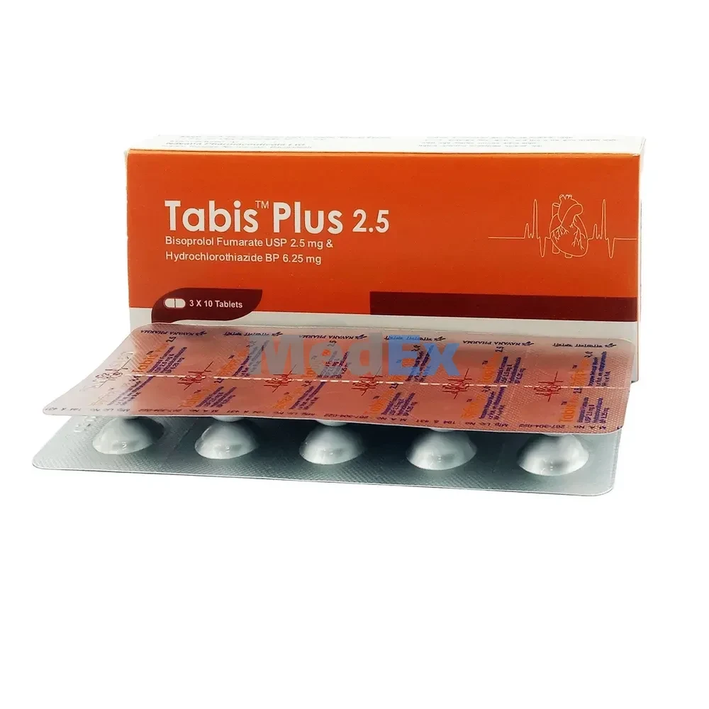 Tabis Plus - 2.5 mg + 6.25 mg (30 Pcs)