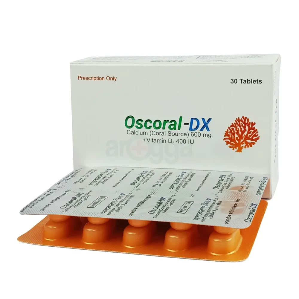 Oscoral DX - 600 mg +400 IU (30 Pcs)