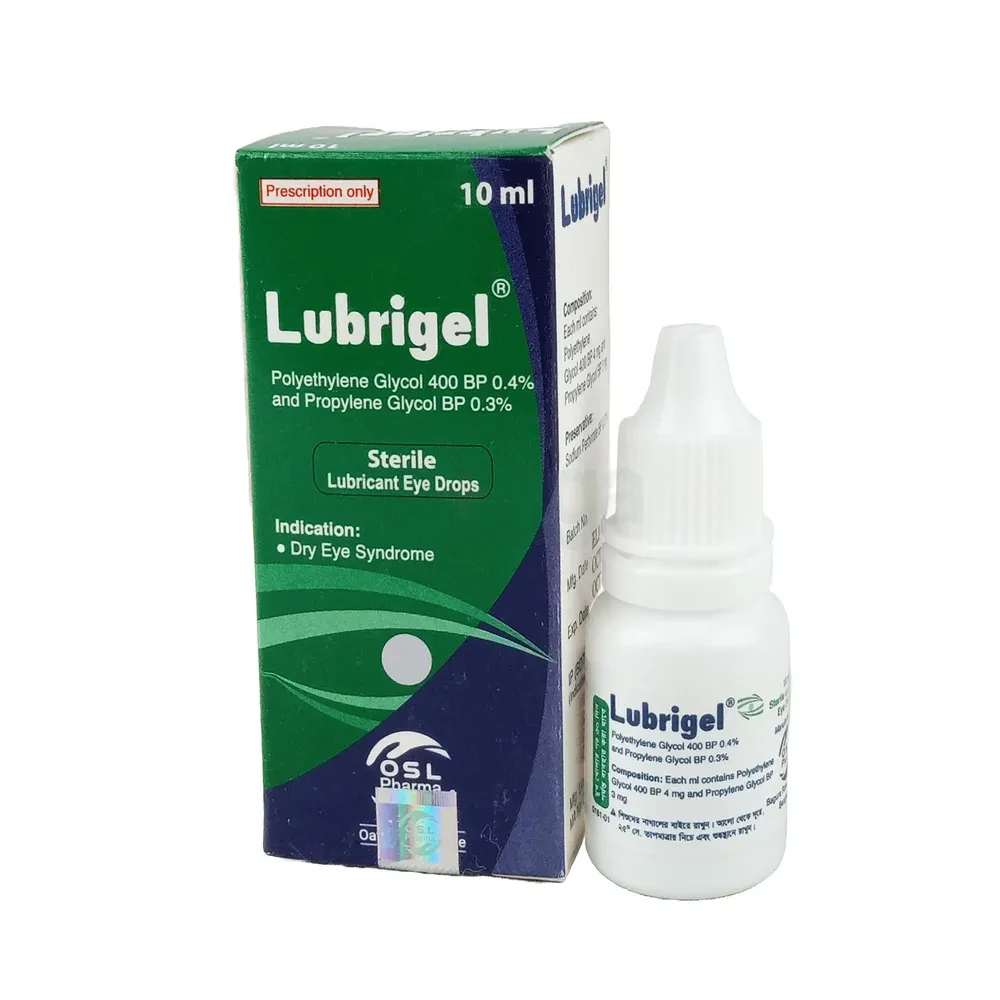 Lubrigel 0.4% +0.3% (10 ml Drop) 1 Pcs