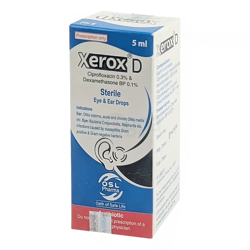 Xerox D Eye Drop - 0.3% + 0.1% (5 ml Drop) 1 Pcs