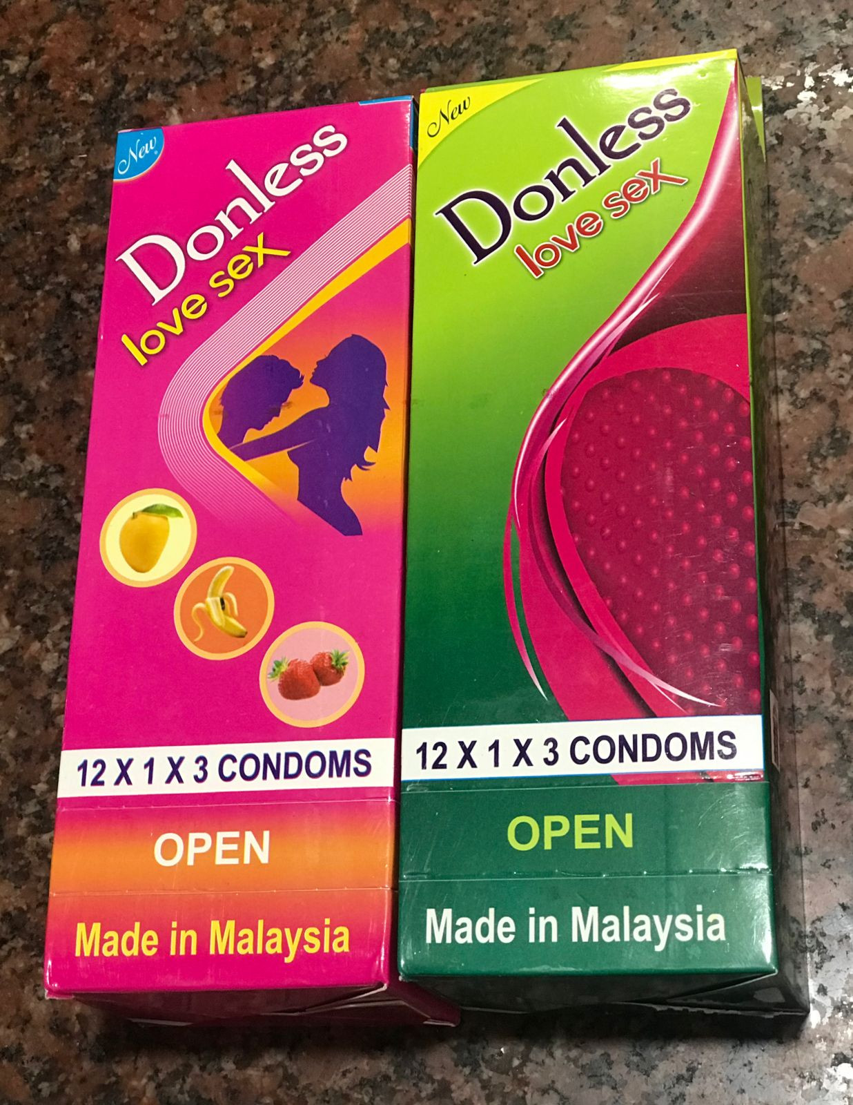 Donless Love Sex - 12 X 1 X 3 Condoms