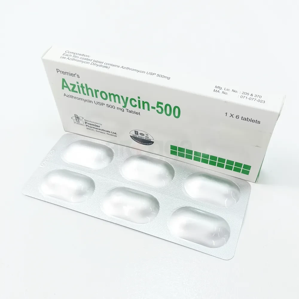 Azithromycin 500 mg (6 Pcs)