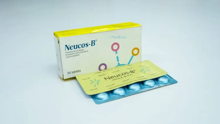Neucos B 100 mg + 200 mg  200 mcg (50 Pcs)