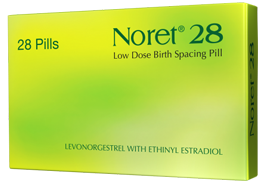 Noret - 28 - 0.03 mg + 0.15 mg + 75 mg (1 Box)