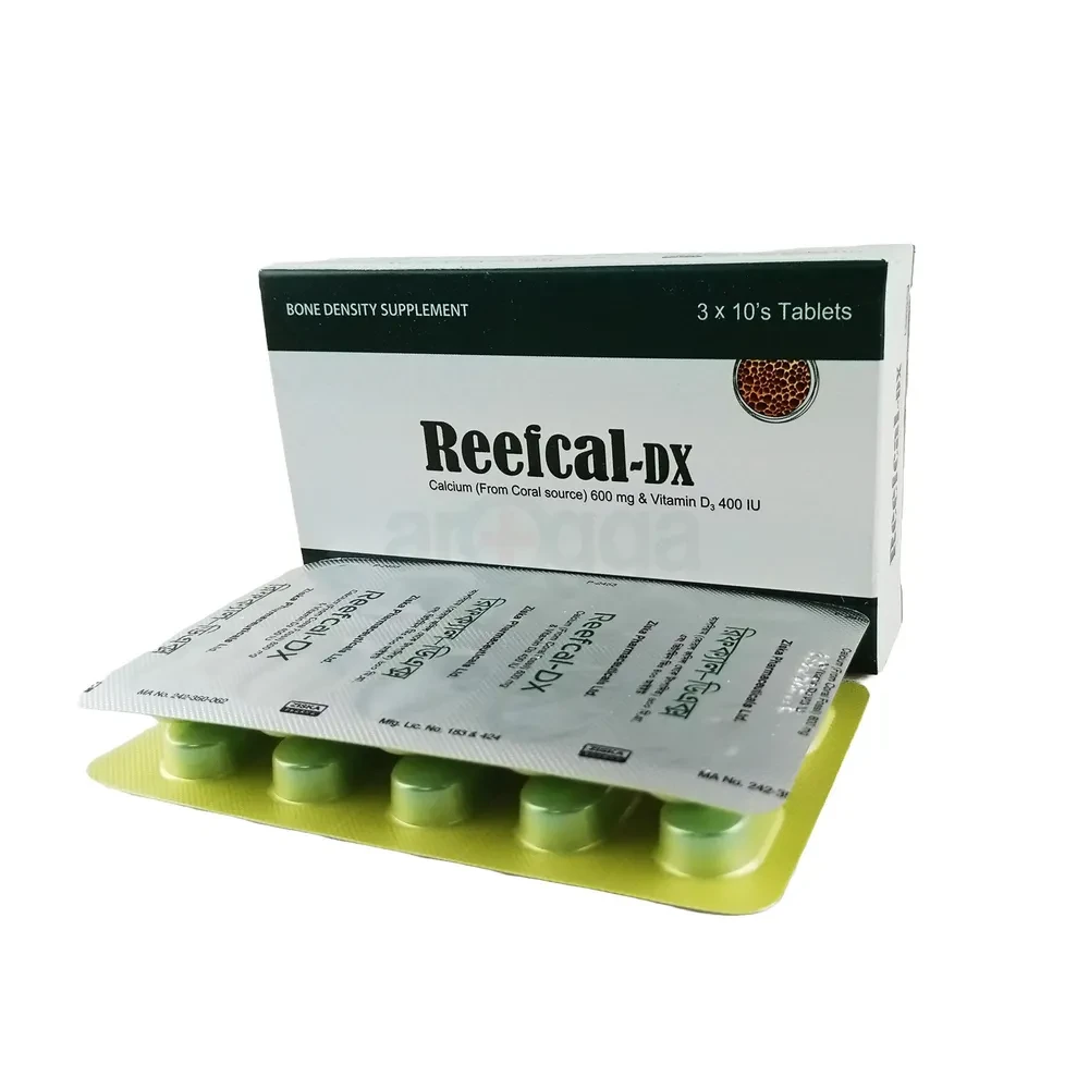 Refcal DX - 600 mg + 400 IU (30 Pcs)