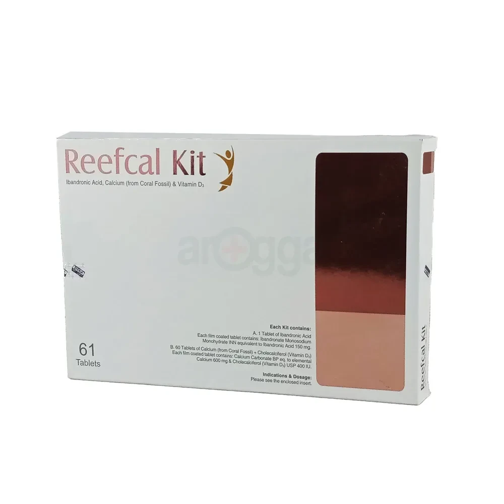 Reefcal Kit - 150 mg + 600 mg + 400 IU (61 Pcs)