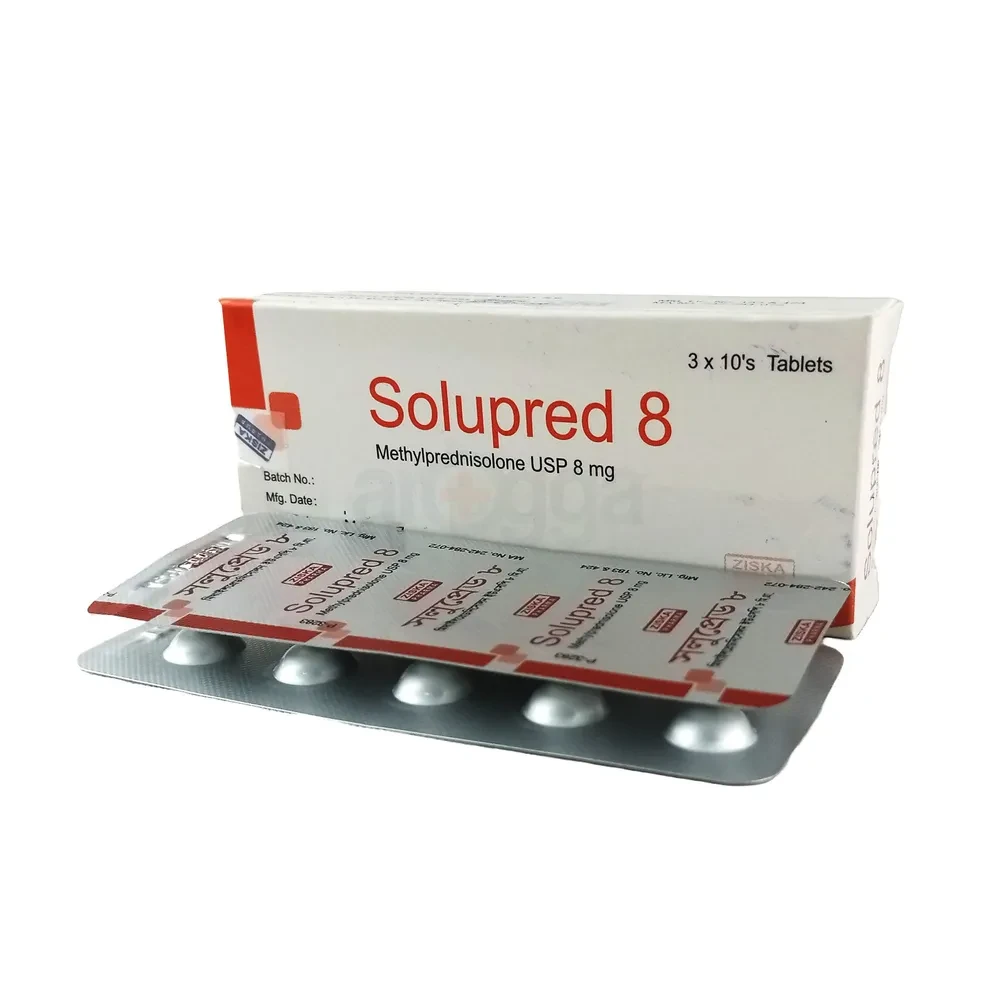 Solupred - 8 mg (30 Pcs)