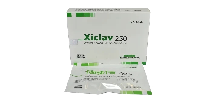 Xiclav - 250 mg + 62.5 mg (14 Pcs)