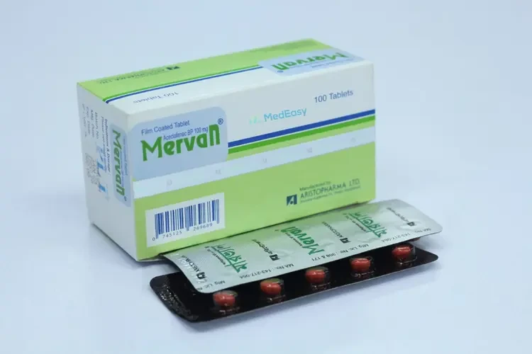 Mervan 100 mg (100 Pcs)