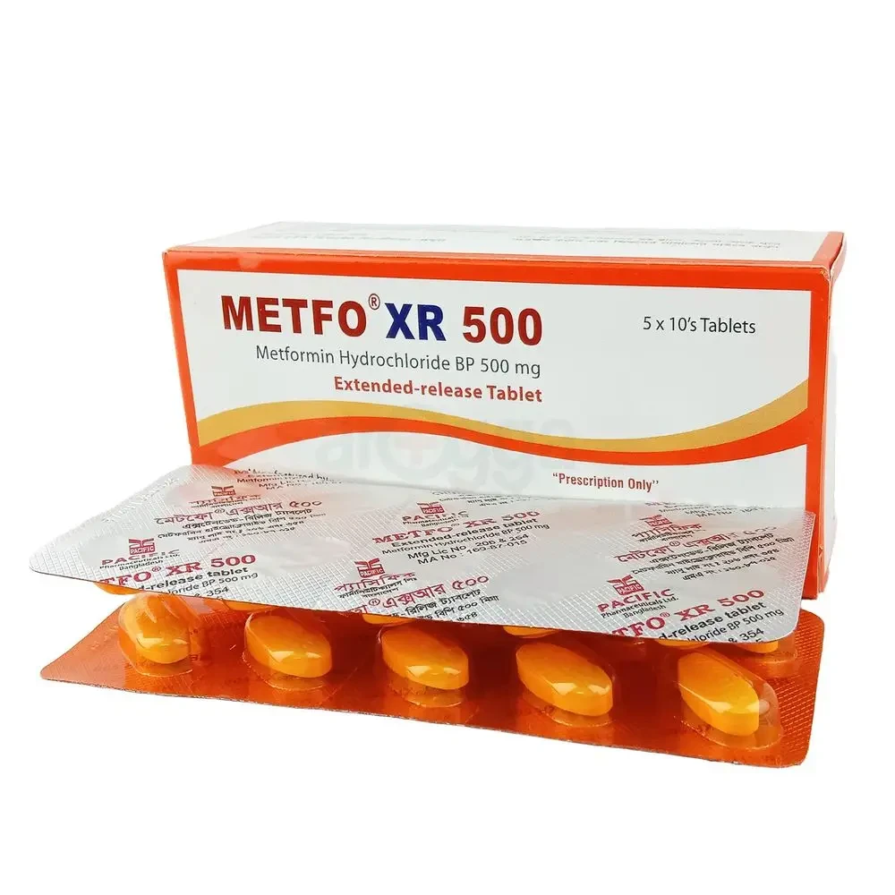 Metfo XR 500 mg (50 Tab)