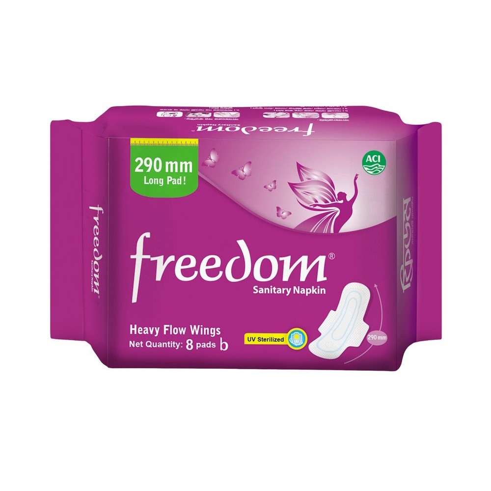 Freedom Sanitary Napkin Heavy Flow (290 mm) 8 Pads
