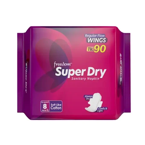Freedom Super Dry Sanitary Napkin 8 Pads
