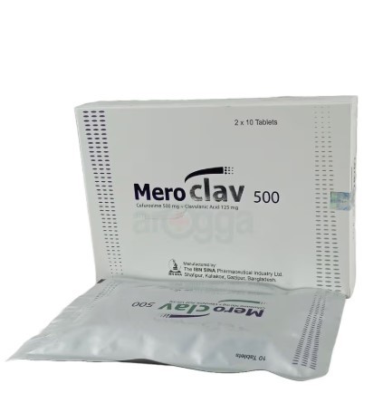 Meroclav 500 mg + 125 mg (20 Pcs)