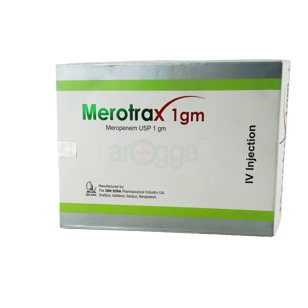 Merotrax 1 gm IV Inj (1 Pcs)