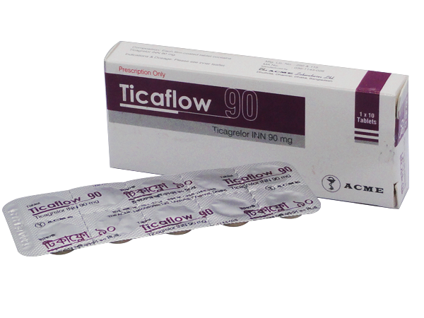 Ticaflow 90 mg (10 Pcs)