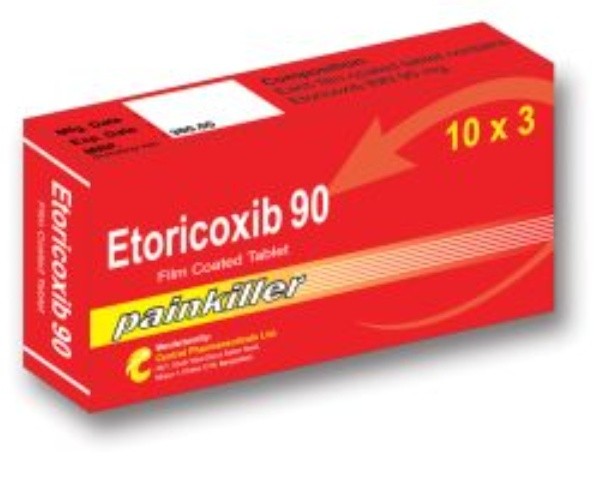 Etoricoxib 90 mg (30 Pcs) Cent