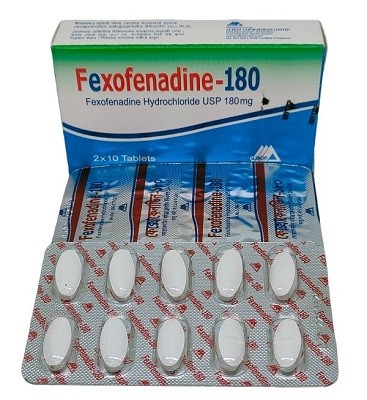 Fexofenadine 180 mg (20 Pcs)