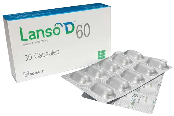 Lanso D 60 mg (30 Pcs)