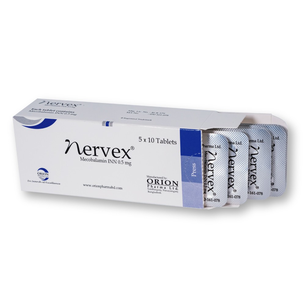 Nervix 0.5 mg (50 Pcs)