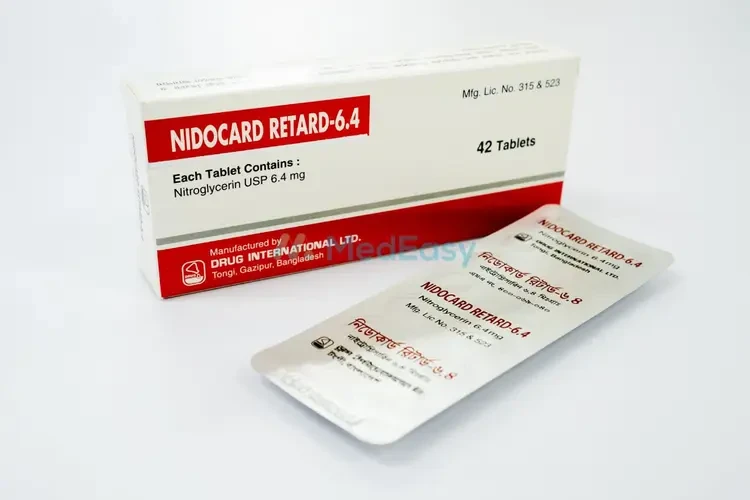 Nidocard Retard- 6.4 mg (42 Pcs)