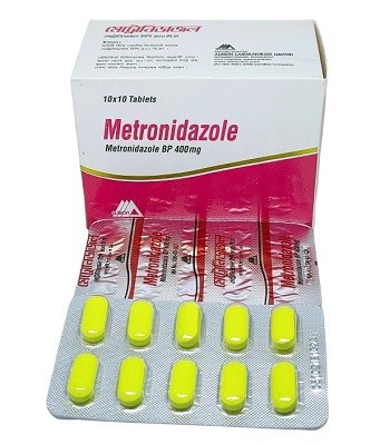 Metronidazole 400 mg (100 Pcs)