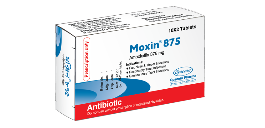 Moxin 875 mg (20 Pcs)