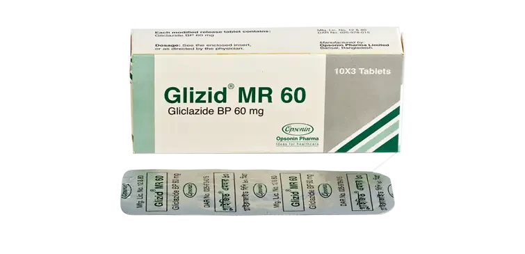 Glizid MR 60 mg (30 Pcs)