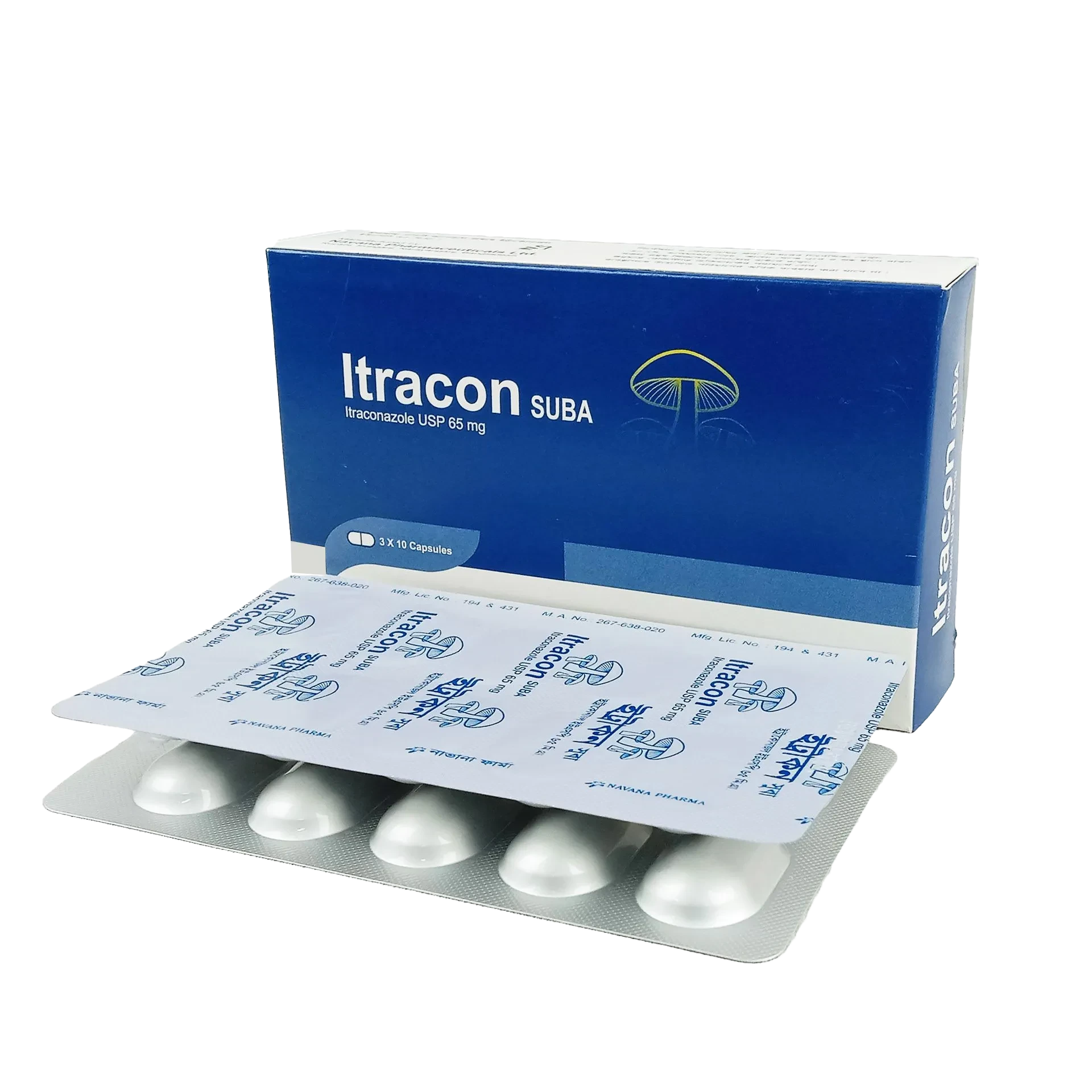Itracon Suba 65 mg (60 Pcs)