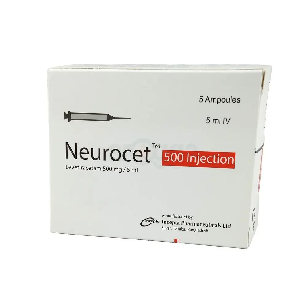 Neurocet 500 mg /5 ml Inj (1 Pcs)