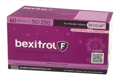 Bexitrol F 50+250 (60 Cap)