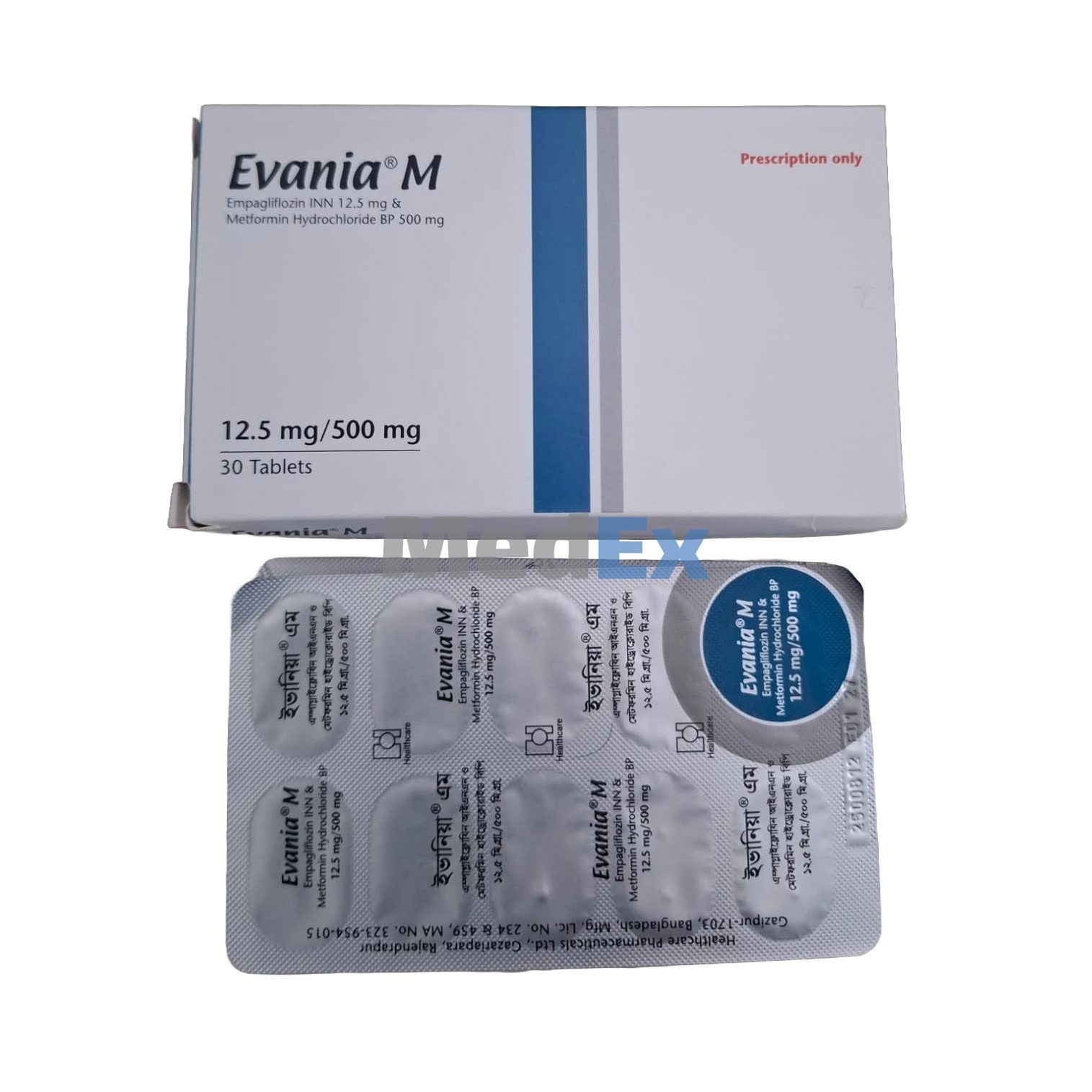Evania M 12.5/1000 (30 Tab)