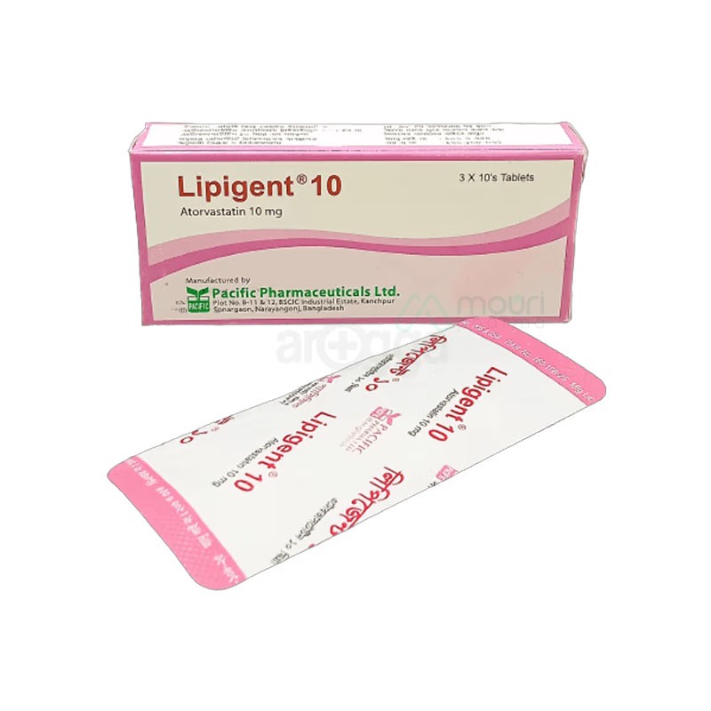 Lipigent 10 mg (30 Tab)