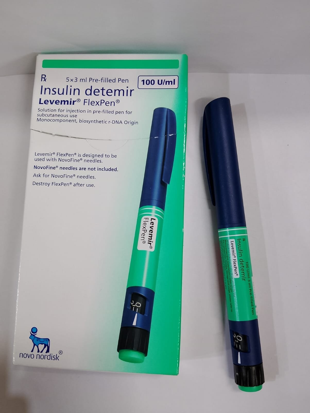 Levemir FlexPen 100 IU Inj (1 Pcs)