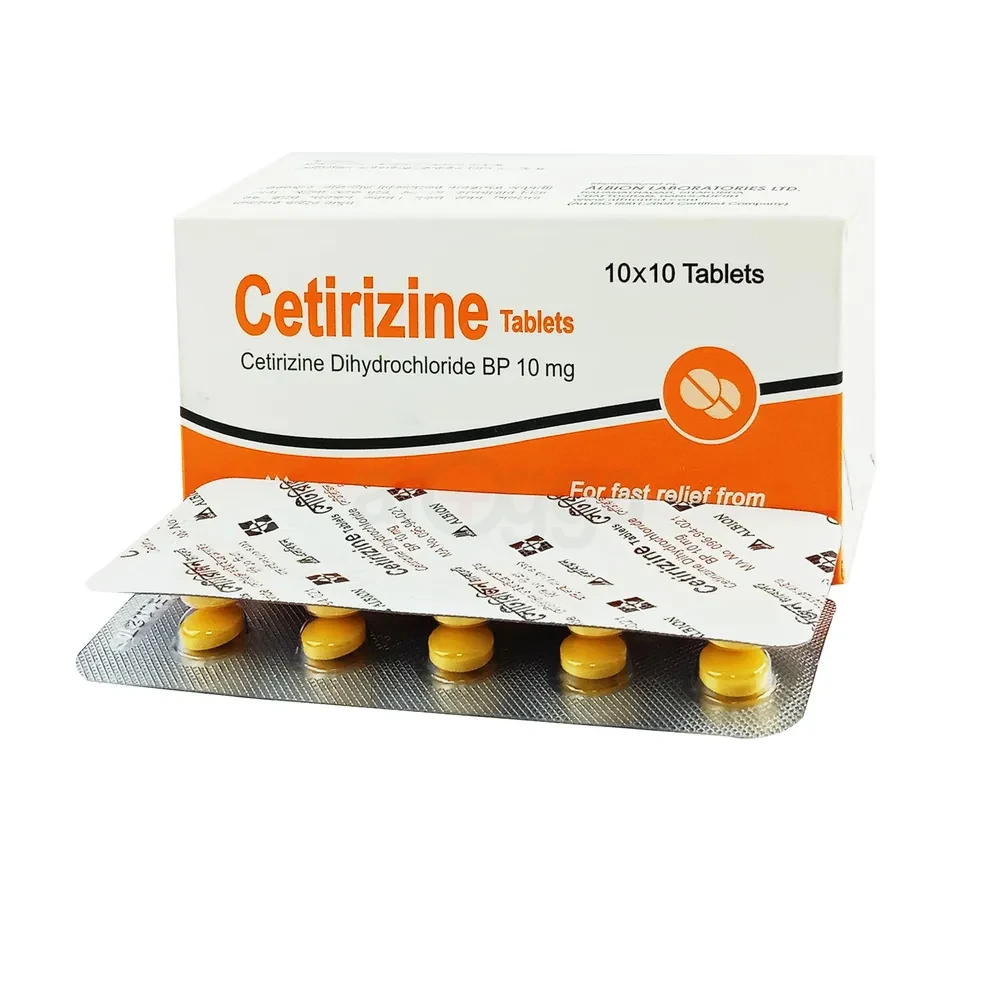 Cetirizine 10 mg (100 Tab)