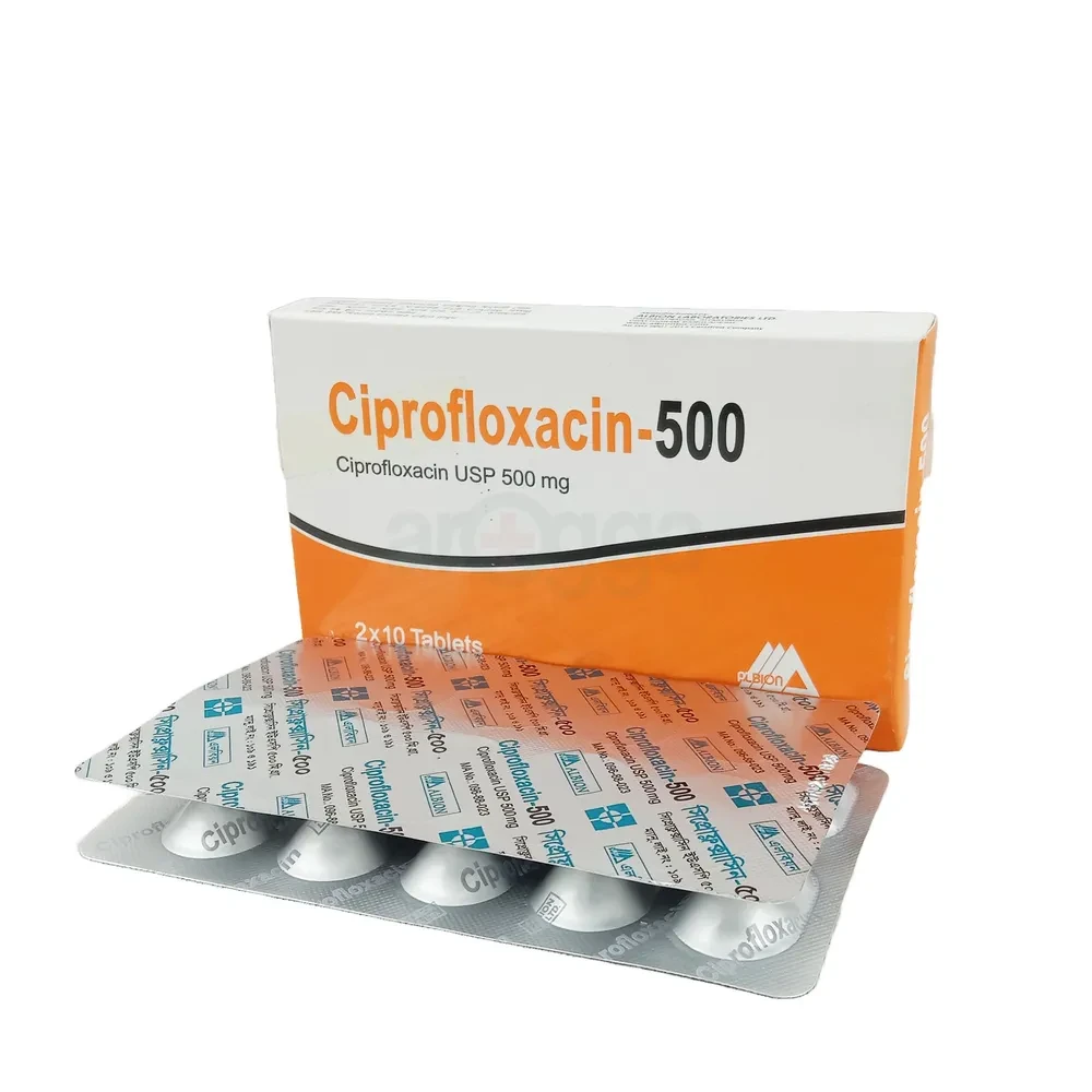 Ciprofloxacin 500 mg (20 Tab)