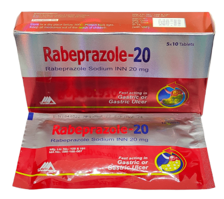 Rabeprazole 20 mg (50 Tab)