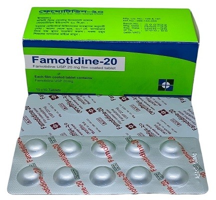 Famotidine 20 mg (100 Tab)
