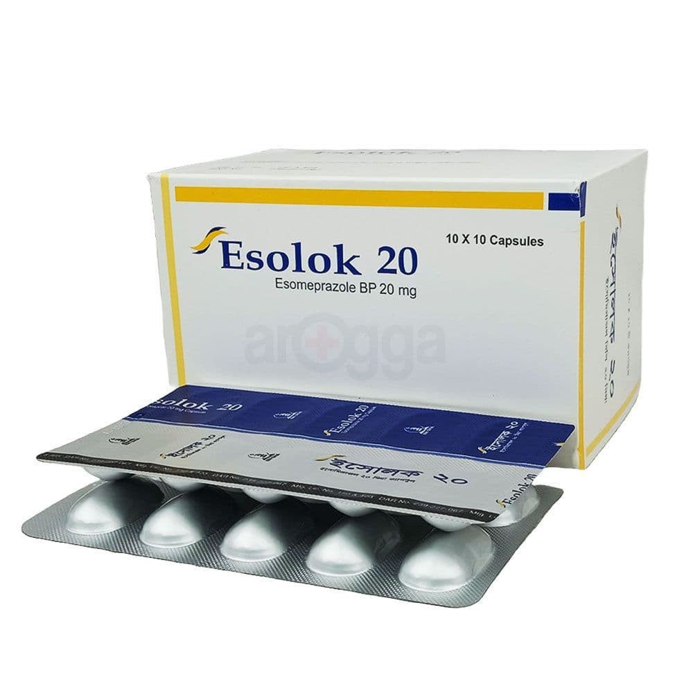Esolok 20 mg (100 Cap)